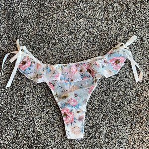 Victoria's Secret Dream Angles Floral Embroidered Panty -  NWT M